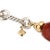 David Yurman Sterling Silver 18k Gold Carnelian Cable Link Lariat Chain Necklace For Sale In Houston - Image 6 of 9