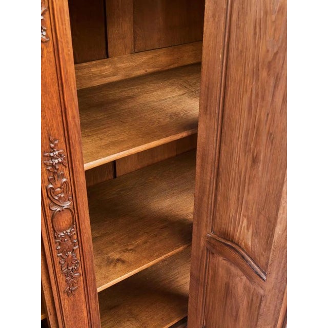 Liège Carved Oak Cabinet For Sale - Image 3 of 14