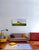 Wide Open Sky by Justin Wheatley | Acrylic on Canvas Red Barn With Green Fields For Sale - Image 11 of 11