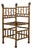 Late 19th Century Late Victorian Tortoiseshell Bamboo Corner Chair For Sale
