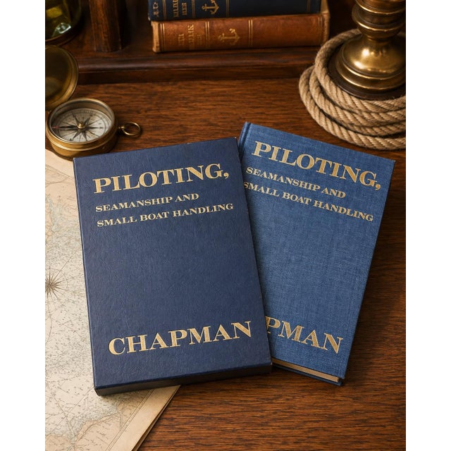 A handsome vintage nautical reference with wonderful decorative presence, this 1969–70 edition of Charles F. Chapman’s...