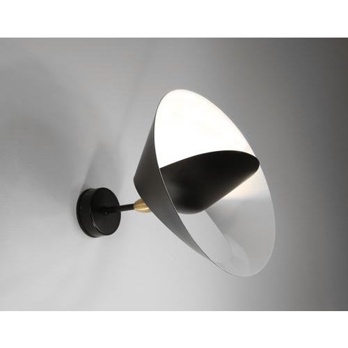 Not Yet Made - Made To Order Mid-Century Modern Black Saturn Wall Lamp by Serge Mouille For Sale - Image 5 of 10