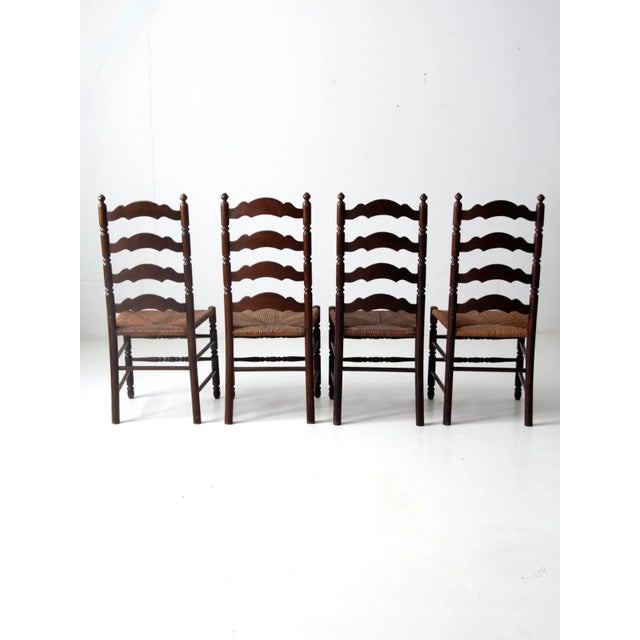 Antique Tell City Chair Company Dining Chairs - Set of 8 For Sale - Image 6 of 13