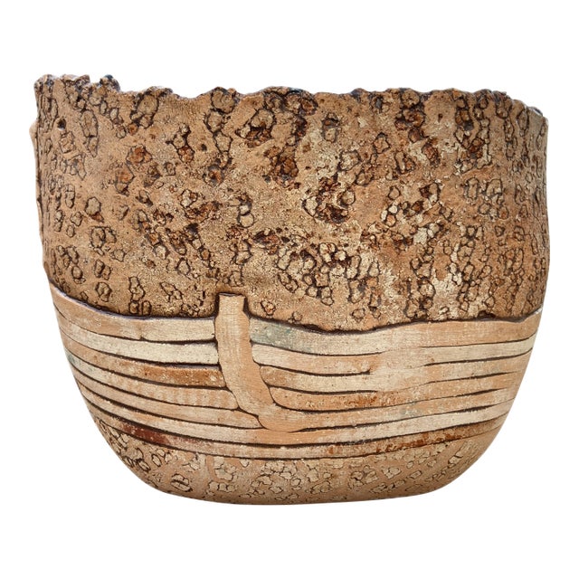 Jim Kraft Studio Bowl Vessel, Signed For Sale