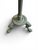 Romanesque Revival Bronze Floor Lamp with Archaeological Green Patina, 1950s For Sale - Image 6 of 12