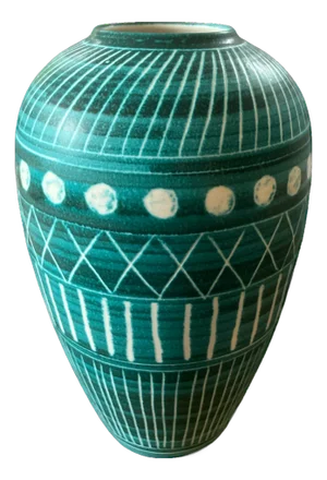 Aerin Calinda Tall Tapered Vase – Hand-Thrown Italian Pottery, New in Box 14"h X 9"w