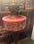 Late 19th Century Victorian Painted Pink Glass Oil Converted Electric Lamp For Sale In New York - Image 6 of 8