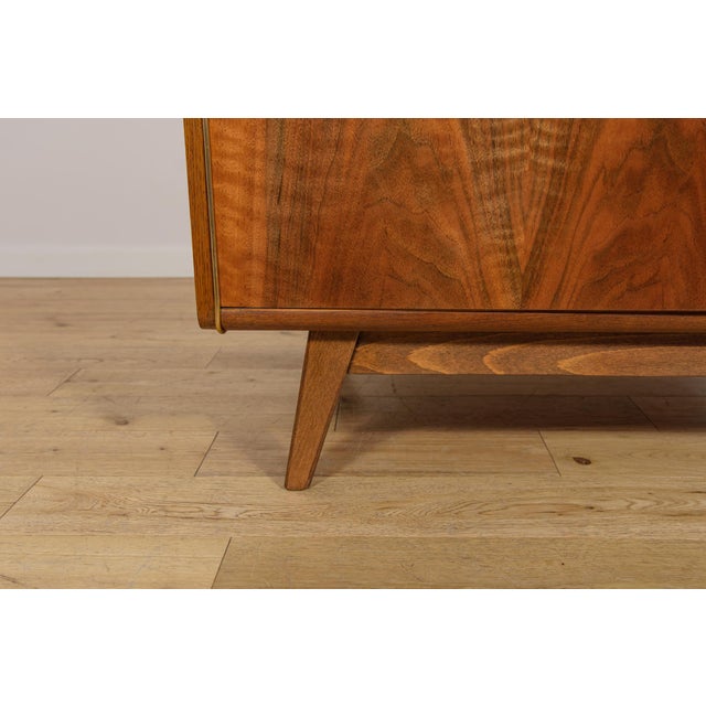 Mid-Century Walnut Wardrobe by Bohumil Landsman for Jitona Soběslav, Czechoslovakia, 1960s For Sale - Image 17 of 18