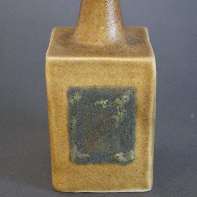 Gold Italian Vintage Ceramic Bottle by Bruno Gambone, 1980s For Sale - Image 8 of 16