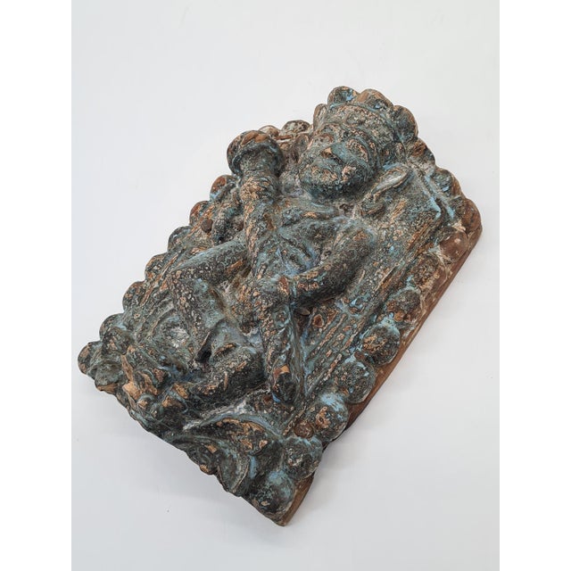 Antique Asian Wooden Relief, 1800s For Sale - Image 4 of 13