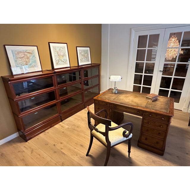 Modular Bookcase from Globe Wernicke, 1890s, Set of 9 For Sale - Image 13 of 14