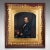 This is an antique gentleman's portrait. An English, painted print in glazed giltwood frame in the English School manner,...
