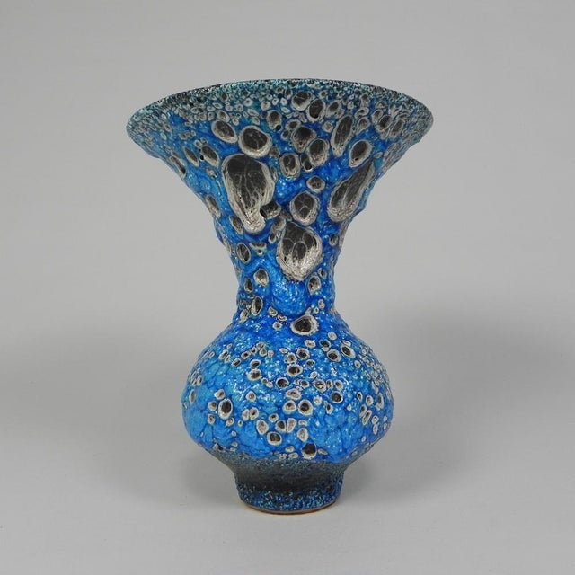 1950s Vintage Fat Lava Vase, 1950s For Sale - Image 5 of 15