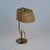 Wood Rare Paavo Tynell 'S' Table Lamp 9202 in Full Brass & Rattan Shade For Sale - Image 7 of 7