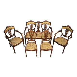 Vintage Lounge Chairs from Oetzmann & Co., 1920s, Set of 5 For Sale