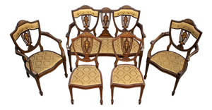Vintage Lounge Chairs from Oetzmann & Co., 1920s, Set of 5