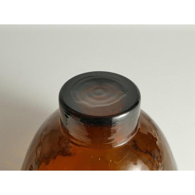 Brown Glass Bowl with Face Motif by Wiktor Berndt for Flygfors, Sweden, 1960s For Sale - Image 10 of 14