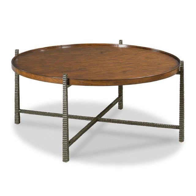 Transitional Broomfield Cocktail Table in Brown For Sale - Image 3 of 3