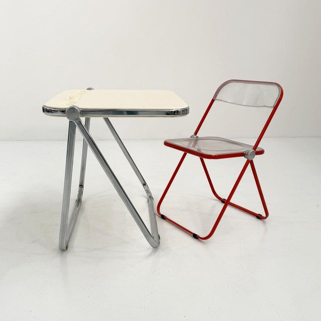 Castelli Beige Platone Folding Desk by Giancarlo Piretti for Anonima Castelli, 1970s For Sale - Image 4 of 12