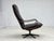 Scandinavian Swivel Armchair in Patchwork Leather, 1970s For Sale - Image 9 of 18