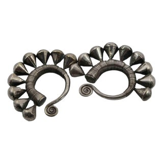 Vintage European Silver Napkin Holder, 1970s For Sale