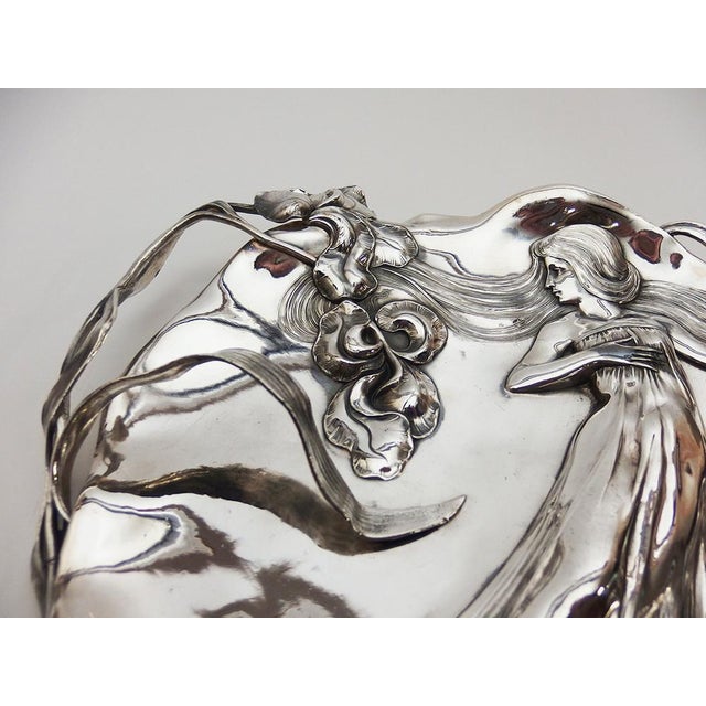 Art Nouveau Card Dish from WMF, 1890s For Sale - Image 10 of 15