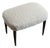Mid-Century Italian Stool with Leopard and Brass Details, 1950s For Sale
