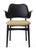 Gesture chair black beech black leather butter by Warm Nordic Dimensions: D56 x W53 x H 80 cm Material: Teak or white...