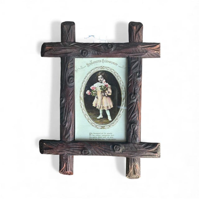 1900s Pair of Black Forest Frames For Sale - Image 4 of 6