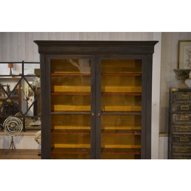 Large Black 2-Body Buffet, 19th Century, in Very Good conditions. Designed before 1890