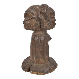 Early 20th Century Lobi Two-Face Figure Burkina Faso For Sale