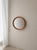 Scandinavian Round Pine Mirror, 1960s For Sale - Image 3 of 8