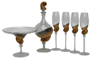Crystal Tableware Set, Set of 6