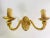 Vintage French Bronze Sconces in Gold Color, 20th Century, Set of 2 For Sale - Image 6 of 8