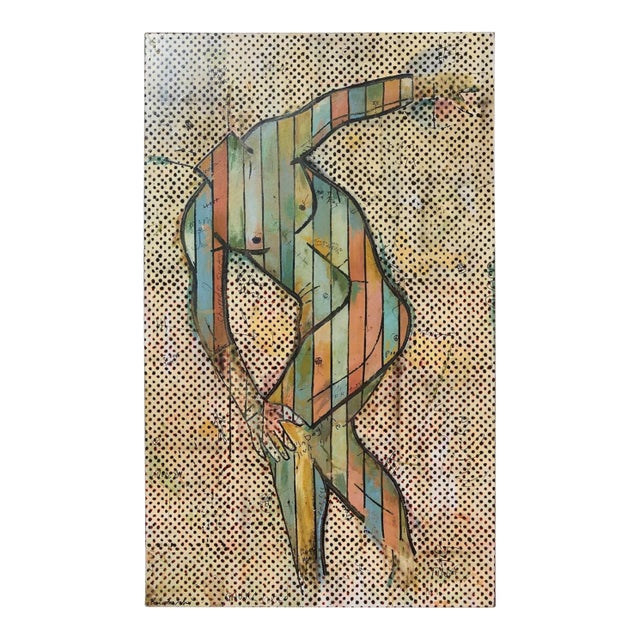 Mid 20th Century Contemporary Large Masculine Nude by Barminski For Sale