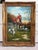 Fox Hunting Scene Oil Painting on Canvas Horses Hounds Equestrian Sporting Art For Sale - Image 4 of 14