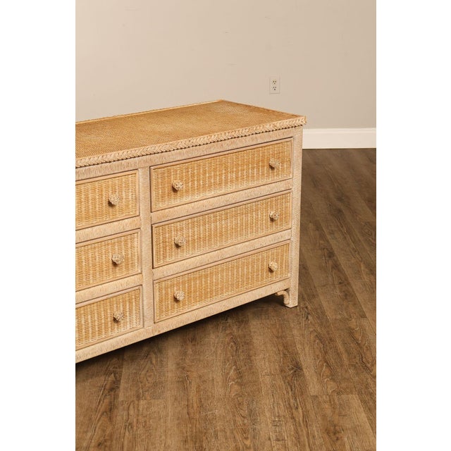 Lexington Henry Link Wicker Double Dresser For Sale In Philadelphia - Image 6 of 18