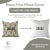 Not Yet Made - Made To Order Fabdivine Artisan Block Print Throw Pillow Cover 20x20 Inch Pure Linen-Vishal Pushp For Sale - Image 5 of 5