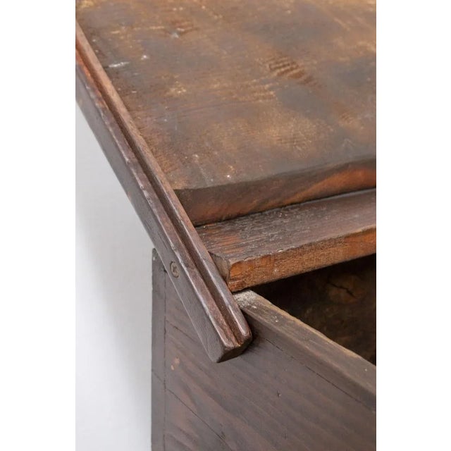 Chest in Solid Oak, 1900s For Sale - Image 11 of 14