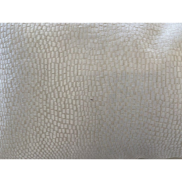 2010s Handmade Charmeuse Silk Scarf Belt Pillow Cover For Sale - Image 5 of 5