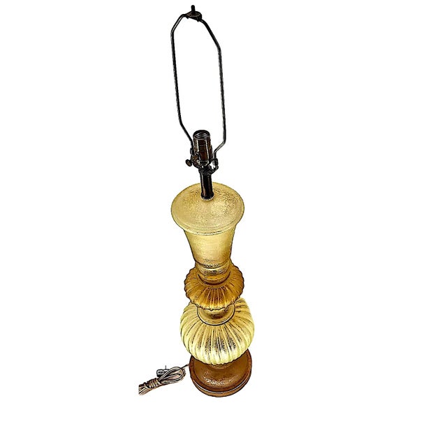 Seguso 1960s Venetian Glass Table Lamp by Seguso for Marlbro Lamp Company For Sale - Image 4 of 7