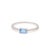 Natural 0.39 cts aquamarine & 0.14 cts diamond ring in 14k gold For Sale - Image 17 of 18