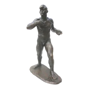 G. Gori Unique Cast Bronze the Roman Boxer Circa 1940s'