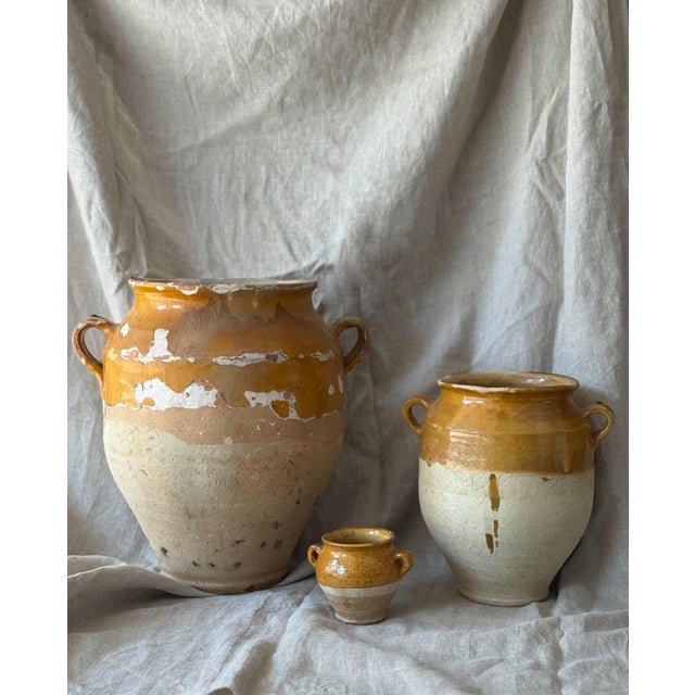 French Provincial Extra Large French Confit Pot For Sale - Image 3 of 8