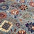 A stunning Persian Bidjar design hand-knotted wool rug featuring a captivating all-over floral pattern with large...