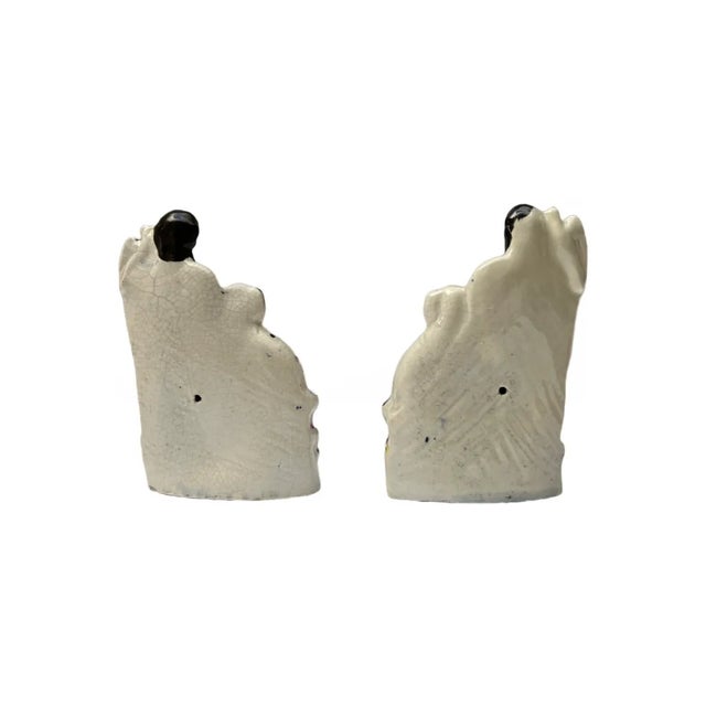 Staffordshire Figures With Spaniels, 1860- a Pair For Sale - Image 4 of 6