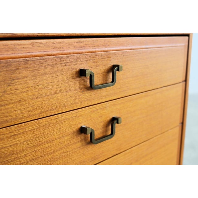 Wood Vintage Bookcase in Teak, Sweden, 1960s For Sale - Image 7 of 10