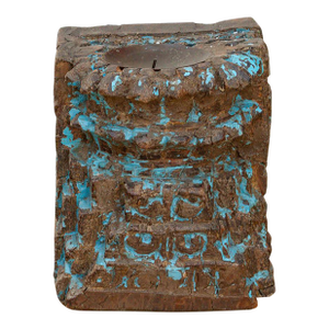 Antique Jodhpur Blue Corbel Candle Holder