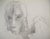 Marie Laurencin, Lovers, Original Pencil Drawing For Sale - Image 4 of 6