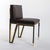 Bronze Bizimyer Furniture, "Stella" Chair With Bronze and Exclusive Woven Leather, Tailor Made, Istanbul For Sale - Image 8 of 18